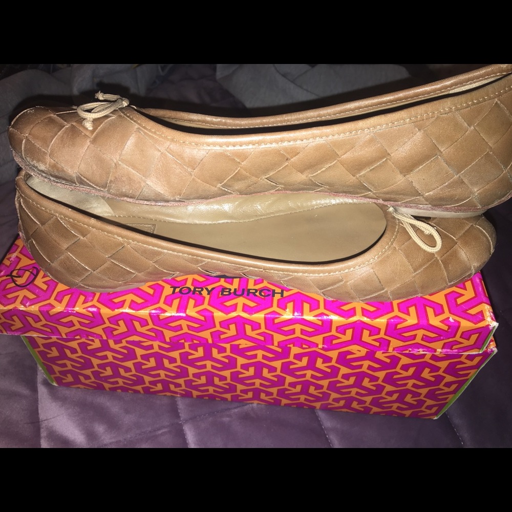 Tory Burch Leather Flats